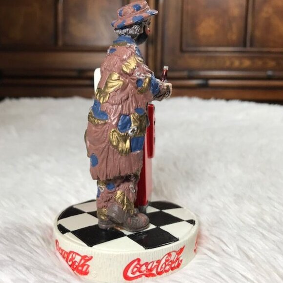 Vintage Coca-Cola Limited Edition Emmett Kelly The Pause That Refreshes Figurine - Picture 4 of 8